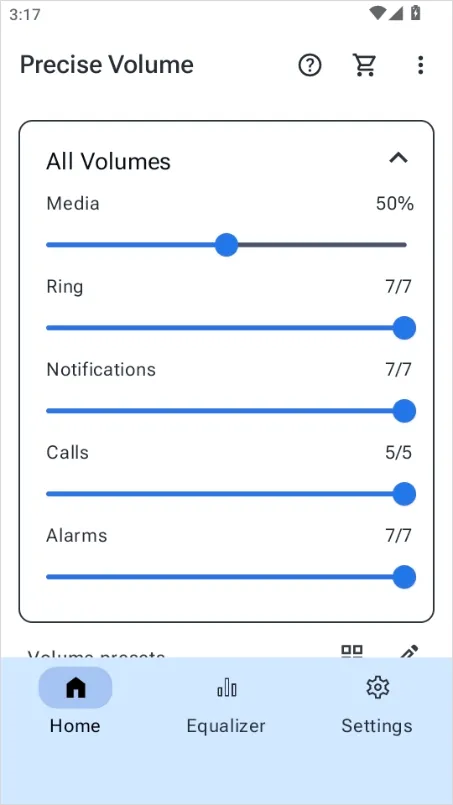 precise volume ���� ���İ�